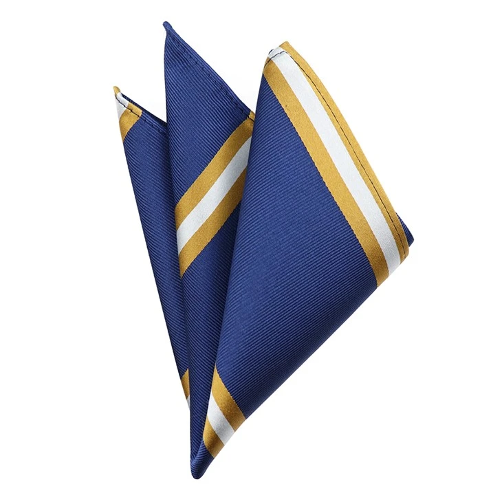Blue Pattern Pocket Square