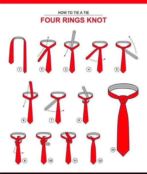 Four Ring Tie Knot Four Ring Tie Knot